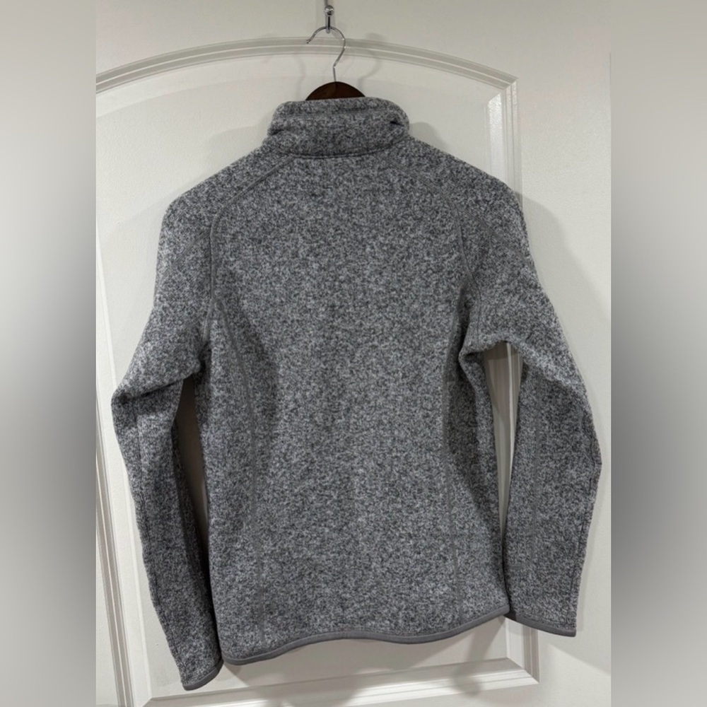 Patagonia Better Sweater Women’s Medium 1/4 Zip Gray Fleece Pullover - Picture 5 of 11